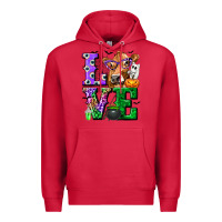 Cardinal love cow halloween tbw Premium Hoodie - texasbilliewilder