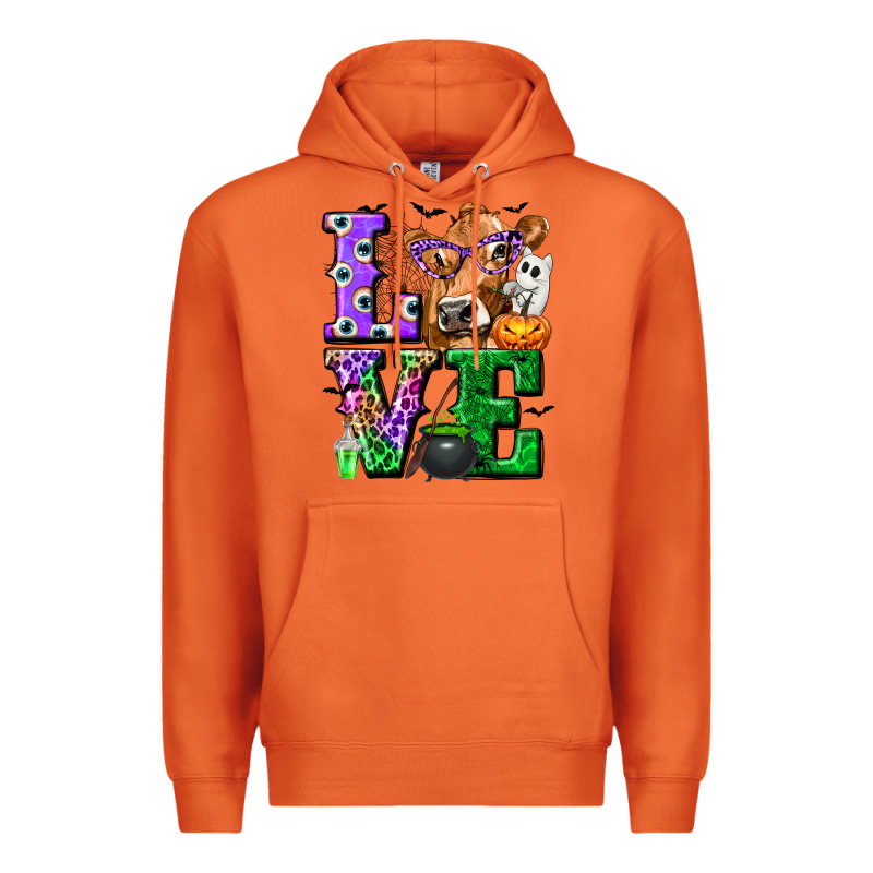 Love Cow Halloween Tbw Premium Hoodie by texasbilliewilder | Teevron