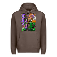 Coffee love cow halloween tbw Premium Hoodie - texasbilliewilder