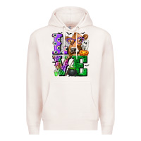 Pale Pink love cow halloween tbw Premium Hoodie - texasbilliewilder