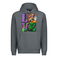 Rock love cow halloween tbw Premium Hoodie - texasbilliewilder