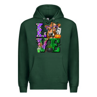 Sports Green love cow halloween tbw Premium Hoodie - texasbilliewilder