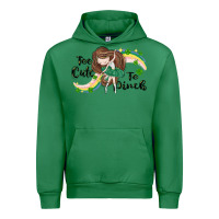 Emerald St. Patrick' Too cute to pinch Urban Hoodie - CowGirlArtShop