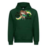 Forest Green St. Patrick' Too cute to pinch Urban Hoodie - CowGirlArtShop