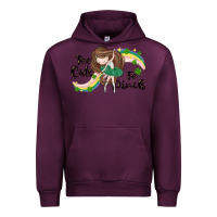 Mauve Wine St. Patrick' Too cute to pinch Urban Hoodie - CowGirlArtShop