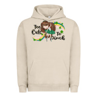 Pigment French Oak St. Patrick' Too cute to pinch Urban Hoodie - CowGirlArtShop