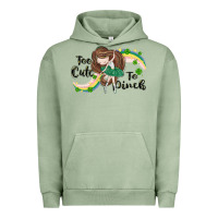 Pigment Oil Green St. Patrick' Too cute to pinch Urban Hoodie - CowGirlArtShop