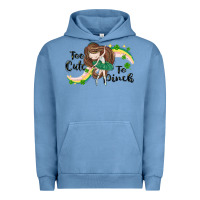Pigment Pebble Blue St. Patrick' Too cute to pinch Urban Hoodie - CowGirlArtShop