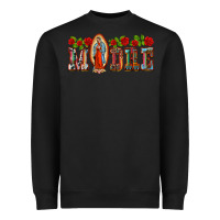 Black madre lady of guadelupe Heavyweight Sweatshirt - BarkalooDesign