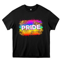 Black pride flag Heavy Core Tee - Zillion Design Studio