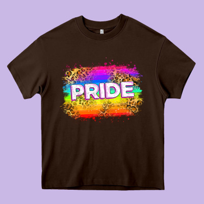 Pride Flag Heavy Core Tee Designed By Zillion Design Studio