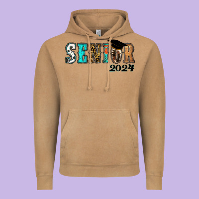 Western Senior 2024 Vintage Hoodie Designed By Ranaportraitstore