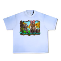 Grape Ice mama bear sees all with sunflowers Urban Heavy Tee - Artiststas