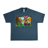 Midnight Navy mama bear sees all with sunflowers Urban Heavy Tee - Artiststas