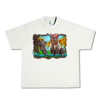 Pistachio mama bear sees all with sunflowers Urban Heavy Tee - Artiststas