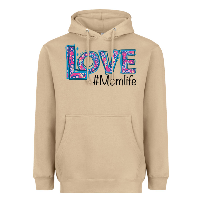 Love Mom Life Heavyweight Hoodie by Bettercallsaul | Teevron