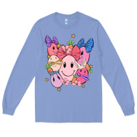 Colony Blue soft pink easter Long Sleeve Tee - MaliasSmallBusiness