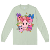 Matcha soft pink easter Long Sleeve Tee - MaliasSmallBusiness