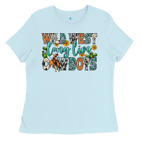 Wild West Long Live Cowboys Ladies Tee | Teevron