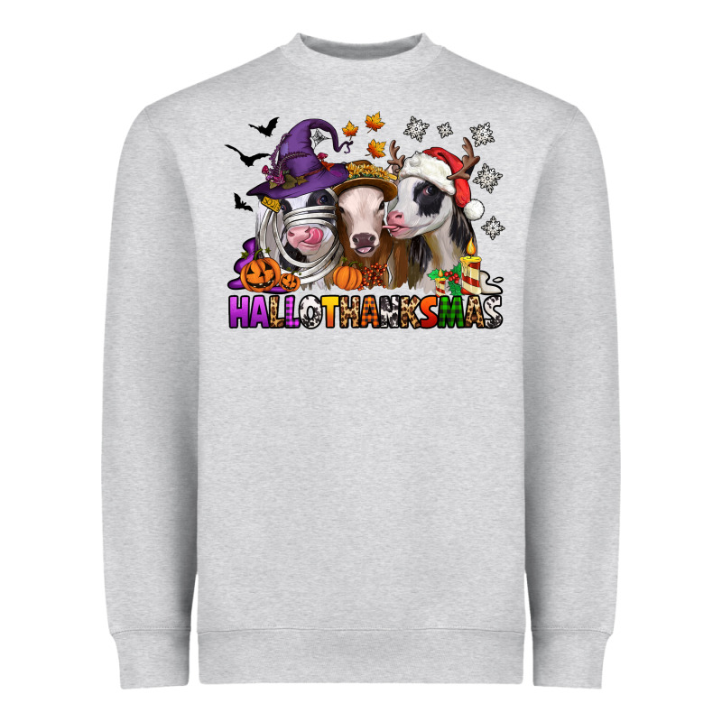 Hallothanksmas Heifers Heavyweight Sweatshirt by Jasminsmagicworld | Teevron