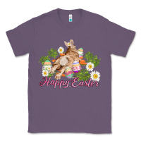 Lavender easter bunny with carrots and daisy Classic Tee - AdoDesignShop