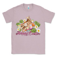 Lilac easter bunny with carrots and daisy Classic Tee - AdoDesignShop