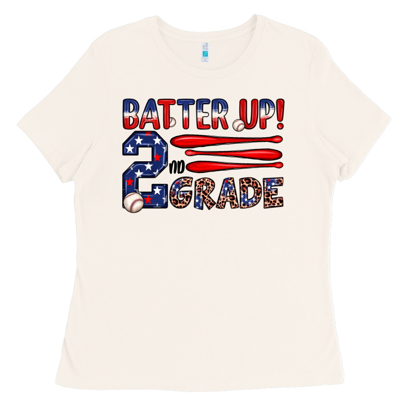 Batter Up 2nd Grade Ladies Tee by JahusDesignShop | Teevron