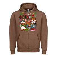 Chestnut oh snap christmas Zipper Hoodie - MaliasSmallBusiness