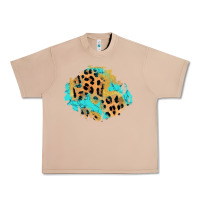 Burro glitter leopard turquoise patch Urban Heavy Tee - AdoDesignShop