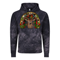 Cloud Black deer rainbow Vintage Hoodie - JahusDesignShop