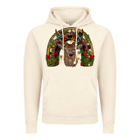 Vintage Artic deer rainbow Vintage Hoodie - JahusDesignShop