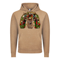 Vintage Coffee deer rainbow Vintage Hoodie - JahusDesignShop