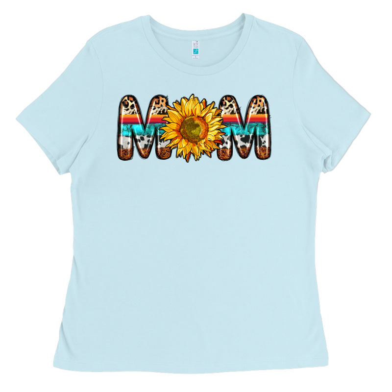 Mom Sunflower Ladies Tee by Zillion Design Studio | Teevron