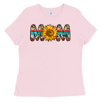 Bubblegum Pink mom sunflower Ladies Tee - Zillion Design Studio