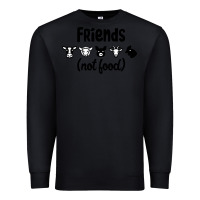 Black Friends not Food Premium Sweatshirt - Bettercallsaul