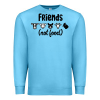 Ocean Blue Friends not Food Premium Sweatshirt - Bettercallsaul