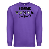 Purple Friends not Food Premium Sweatshirt - Bettercallsaul