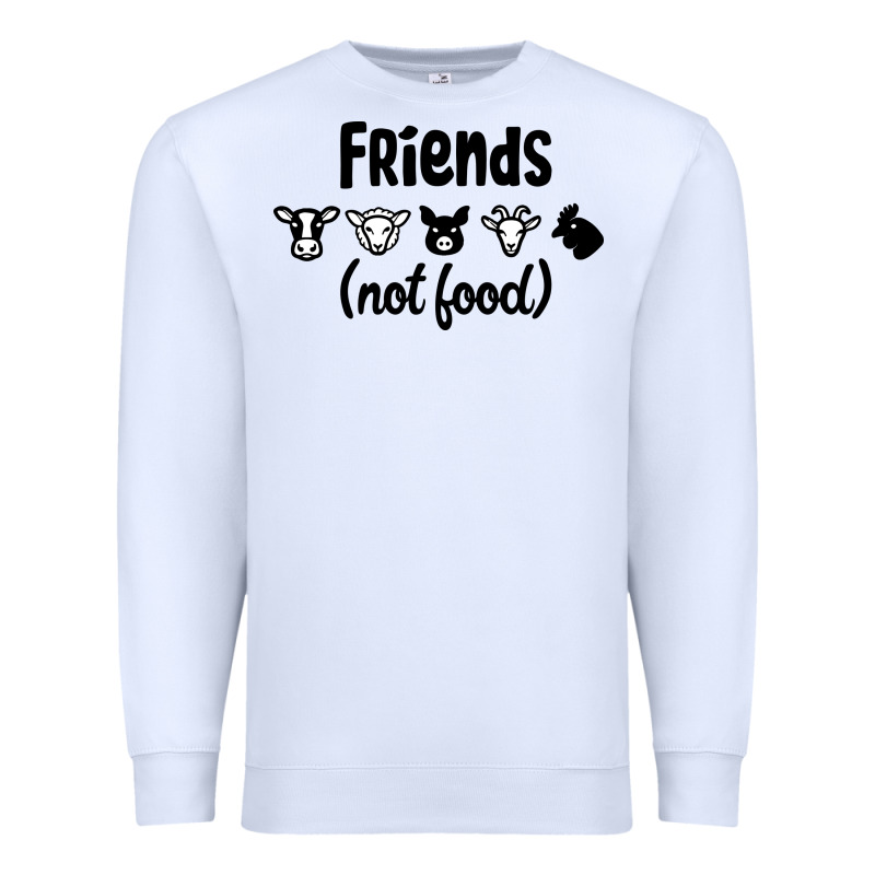Friends Not Food Premium Sweatshirt by Bettercallsaul | Teevron