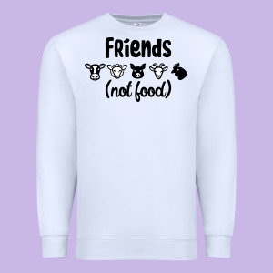 Friends Not Food Premium Sweatshirt Designed By Bettercallsaul