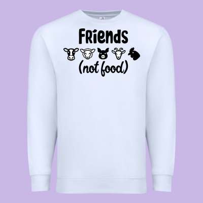 Friends Not Food Premium Sweatshirt Designed By Bettercallsaul