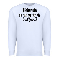White Friends not Food Premium Sweatshirt - Bettercallsaul