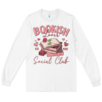 White bookish lover social club Long Sleeve Tee - MaliasSmallBusiness