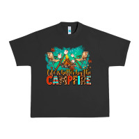 Pigment Black life is better by the campfire Urban Heavy Tee - AdoDesignShop