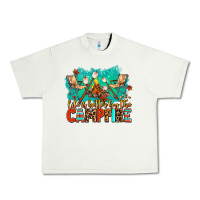 Pistachio life is better by the campfire Urban Heavy Tee - AdoDesignShop