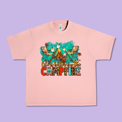 Life Is Better By The Campfire Urban Heavy Tee Designed By Adodesignshop