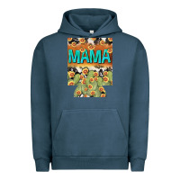 Pigment Midnight Navy Western Mama can cooler Mother's Day Urban Hoodie - HowdyJamesFarm