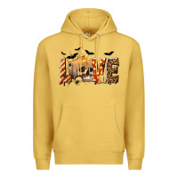Antique Gold Halloween Love Premium Hoodie - texasbilliewilder