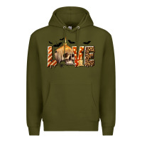 Army Green Halloween Love Premium Hoodie - texasbilliewilder