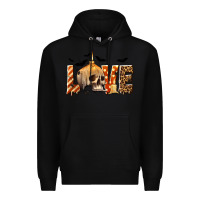 Black Halloween Love Premium Hoodie - texasbilliewilder