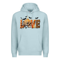 Blue Mist Halloween Love Premium Hoodie - texasbilliewilder